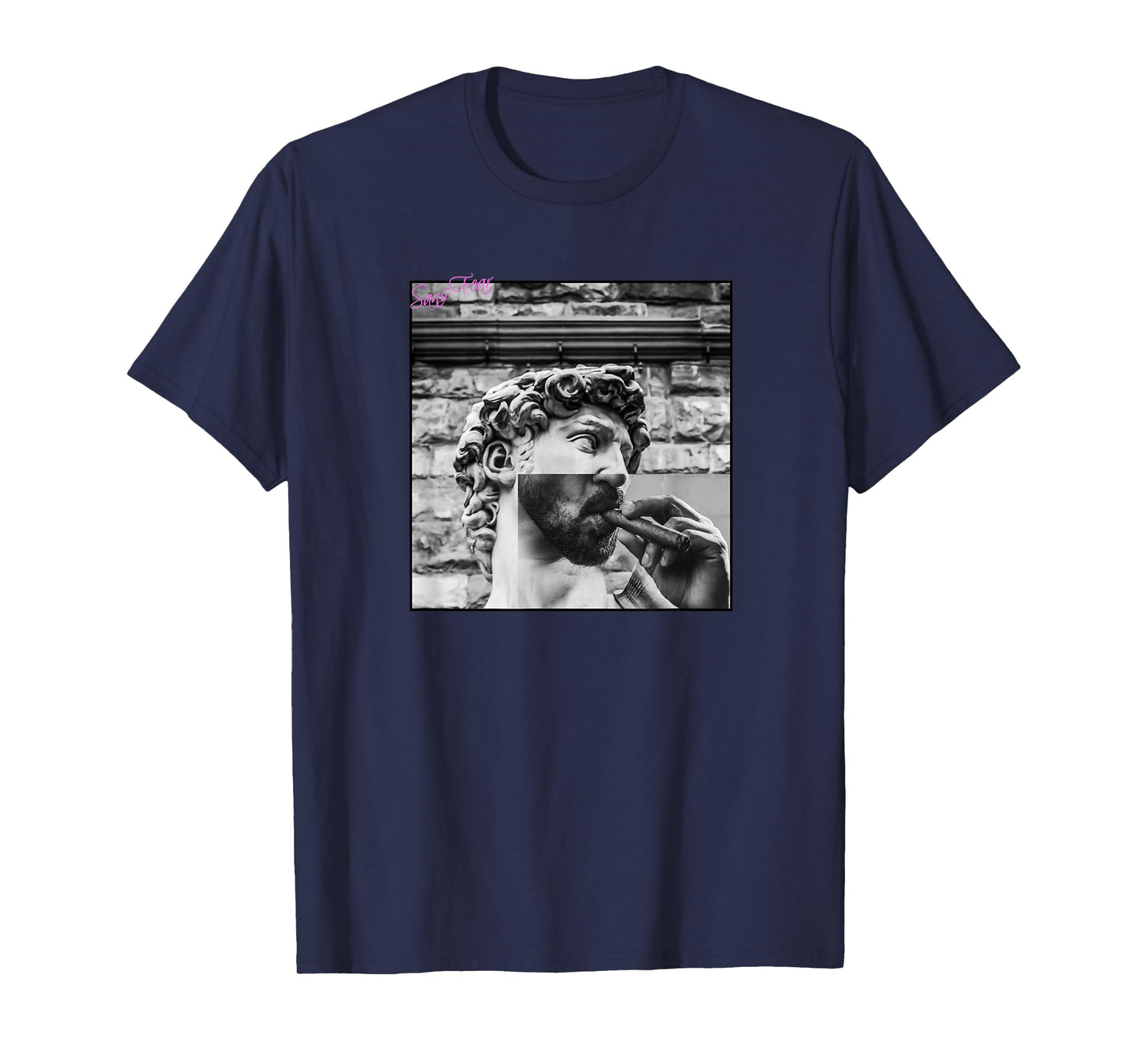 Bad David Michelangelo smoking cigar T-Shirt