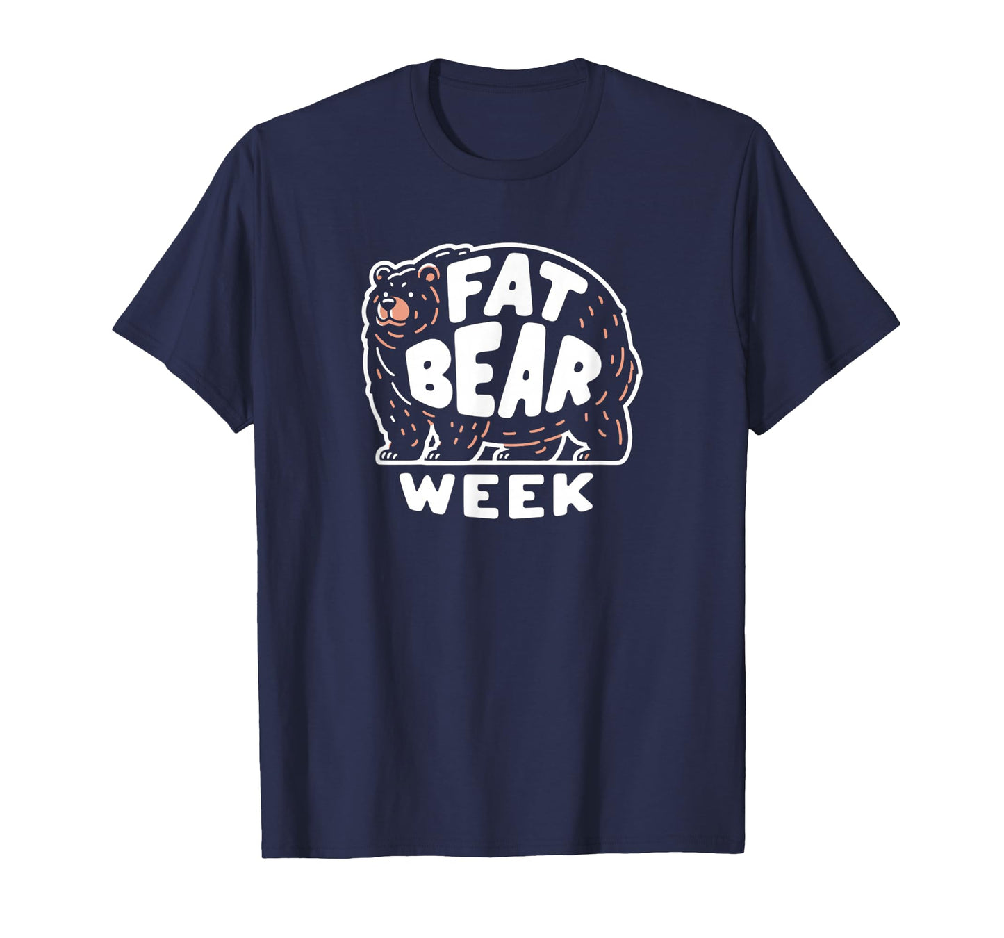 Vintage Fat Bear Week Funny Bear Lover Meme Animal T-Shirt