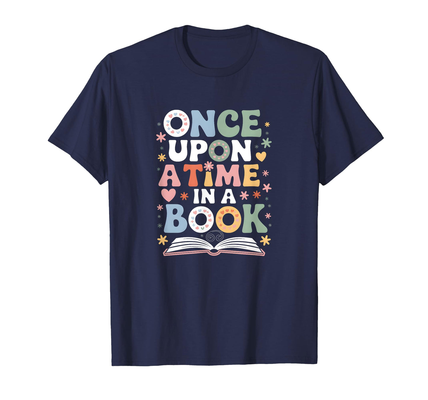 Once Upon a Time in a Book - Whimsical Storytelling T-Shirt