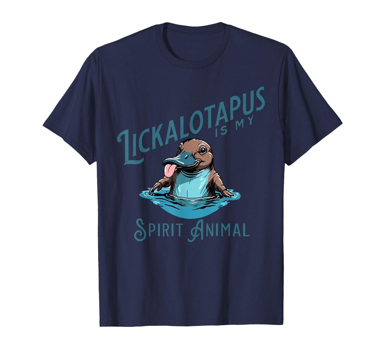 Vintage Funny Lickalottapus Is My Spirit Animal Lovers Meme T-Shirt