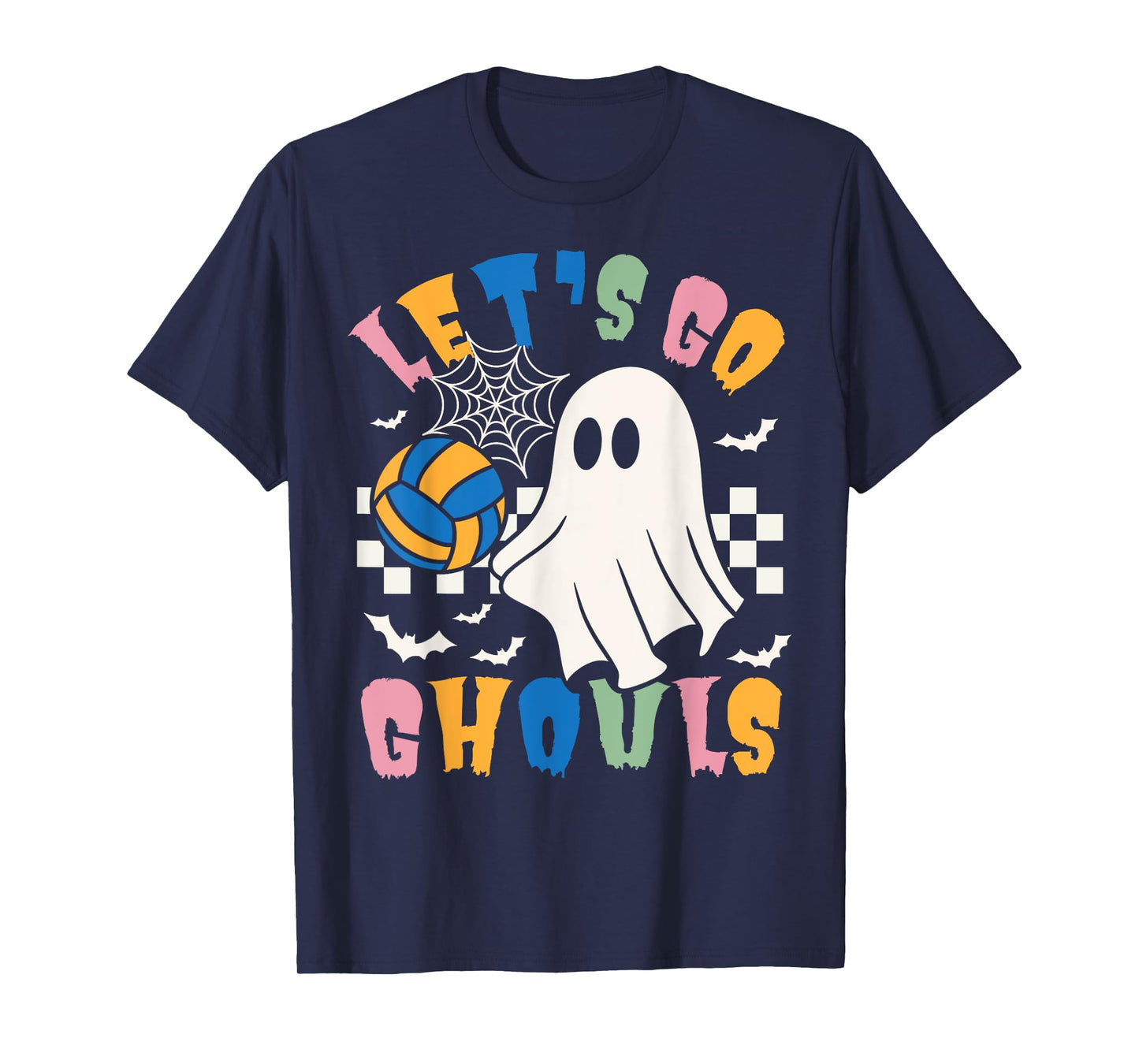 Funny Ghost Volleyball Halloween Costume Men Women & Kids T-Shirt