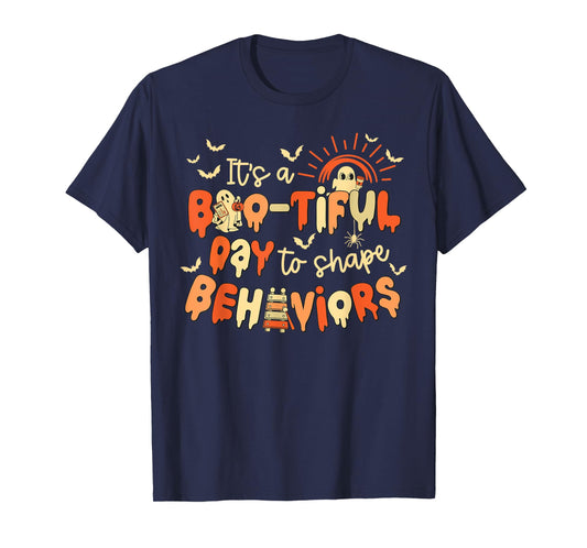Behavior Analyst Halloween Registered Behavior Technician T-Shirt