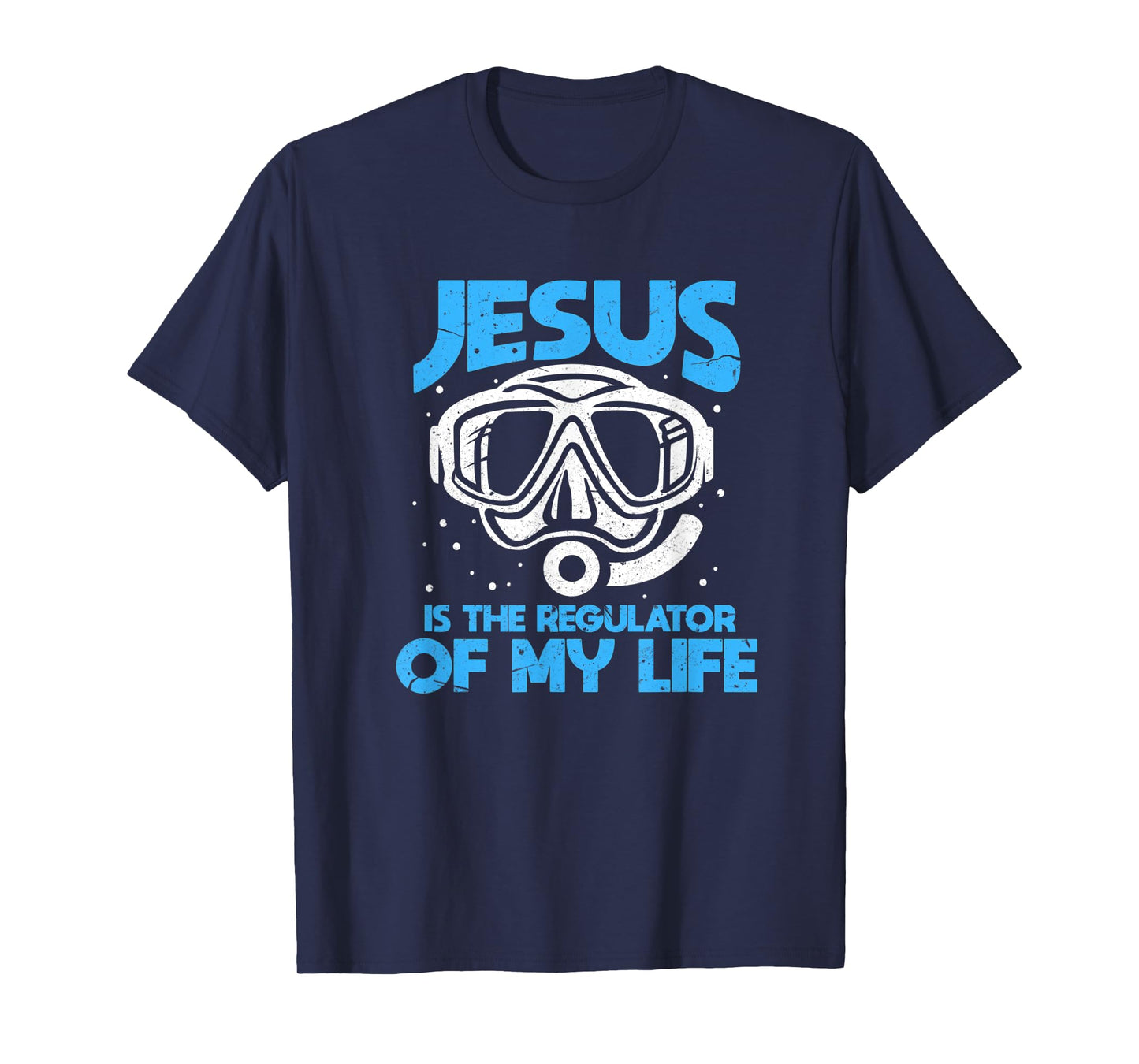 Jesus Regulator Diving Ocean Freediving Sea Apnea Dive Gift T-Shirt