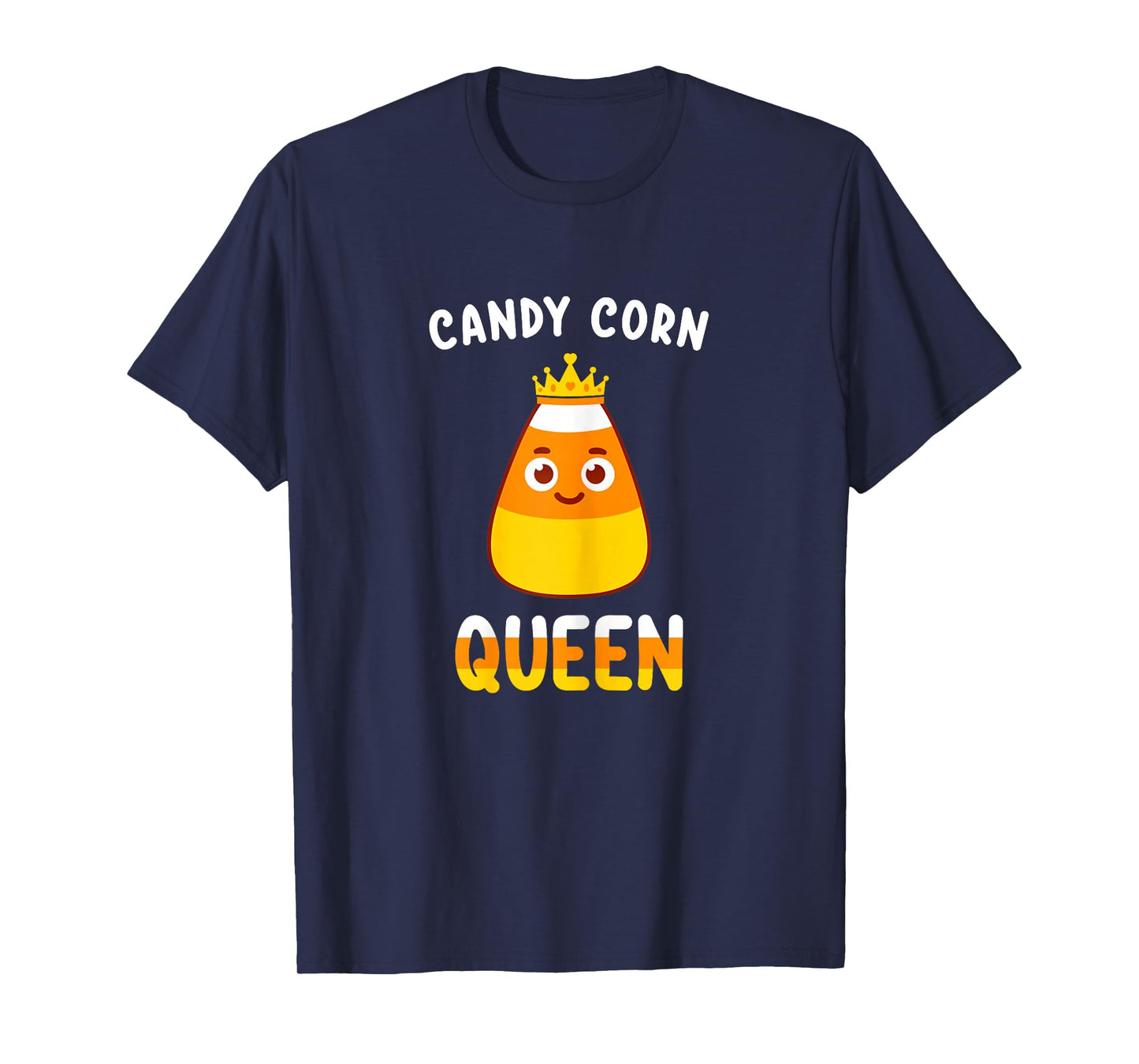 Candy Corn Queen Cute Halloween Kawaii Crown for Girls Kids T-Shirt