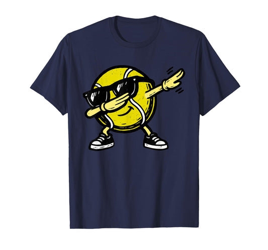 Dabbing Tennis Ball Funny Sport Player Dab Dance Racket Game T-Shirt