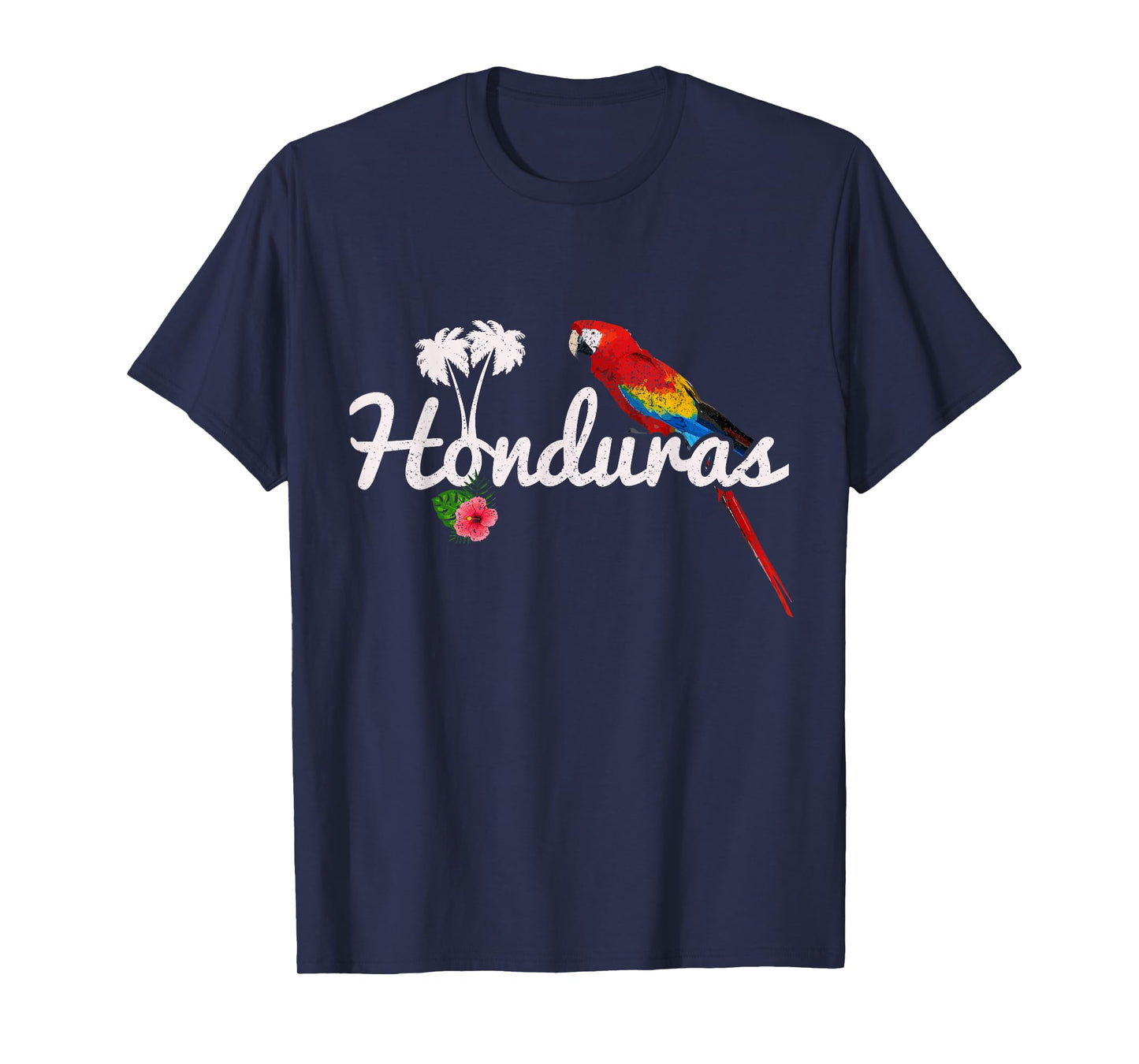 Honduras Parrot Macaw Vintage Pride Honduran Souvenir T-Shirt