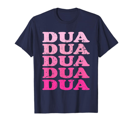 Retro Dua First Name Personalized Dua Groovy Vintage T-Shirt