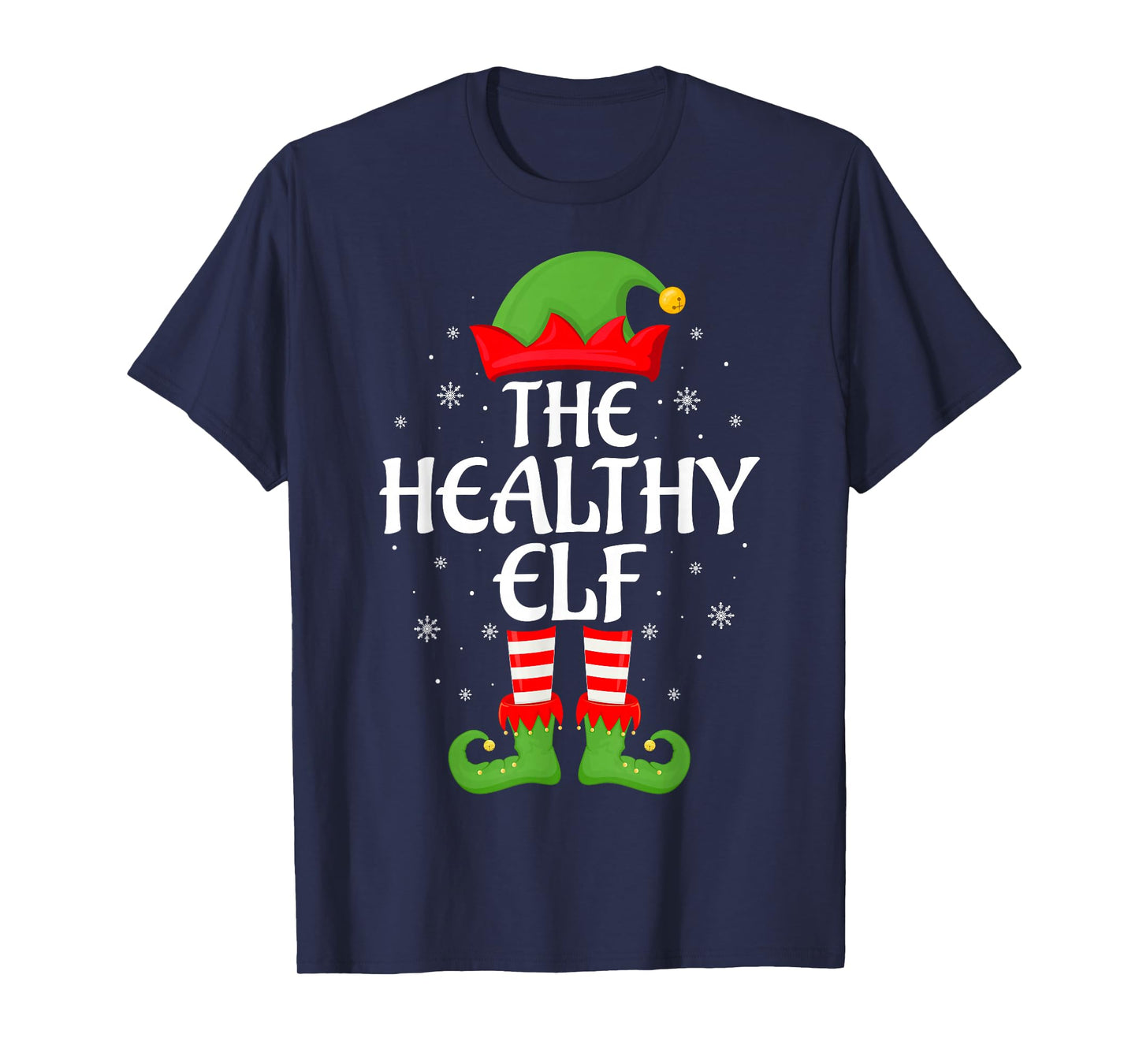 Healthy Elf Xmas Family Matching Elf Squad Christmas T-Shirt