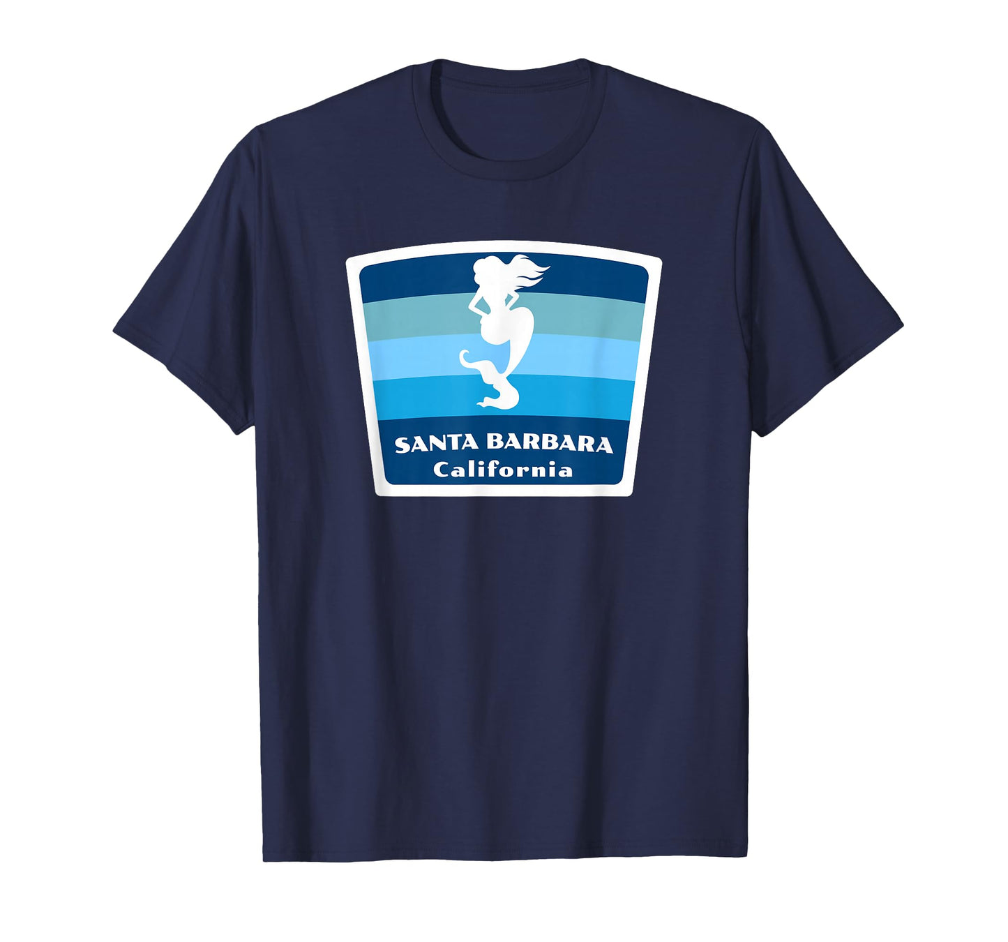 Santa Barbara California CA Mermaid Vacation Souvenir T-Shirt