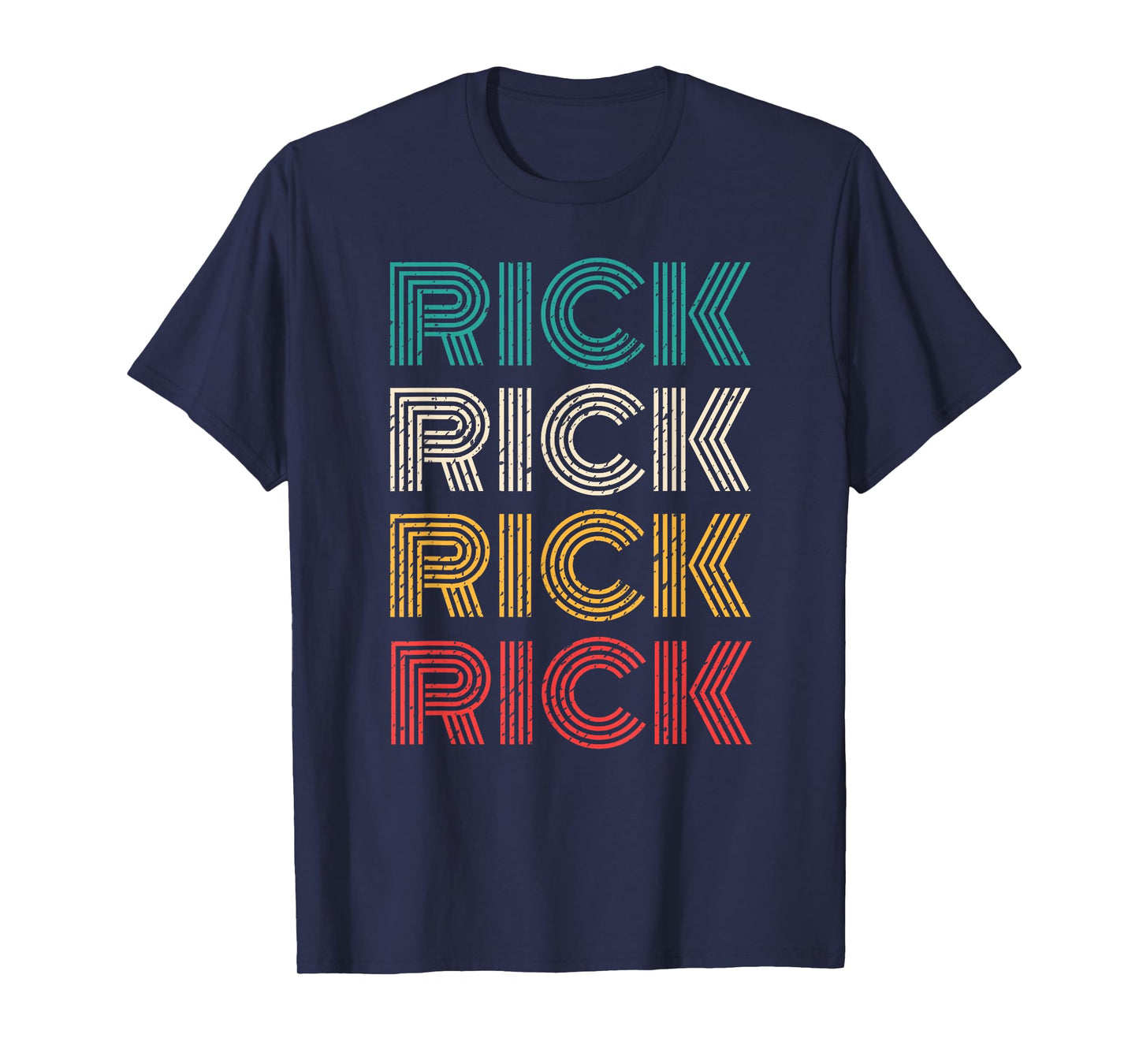 Retro Rick Vintage Distressed 80s Style T-Shirt