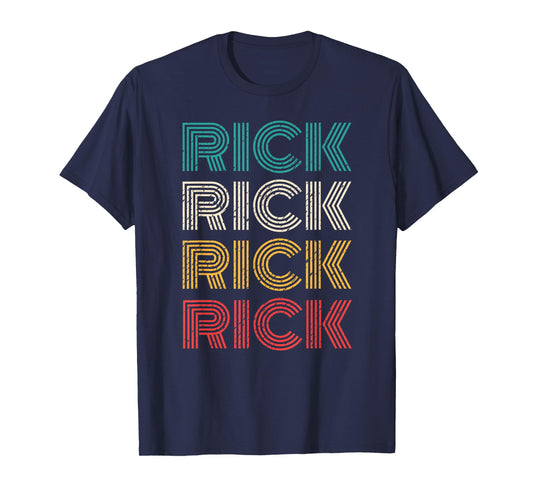 Retro Rick Vintage Distressed 80s Style T-Shirt