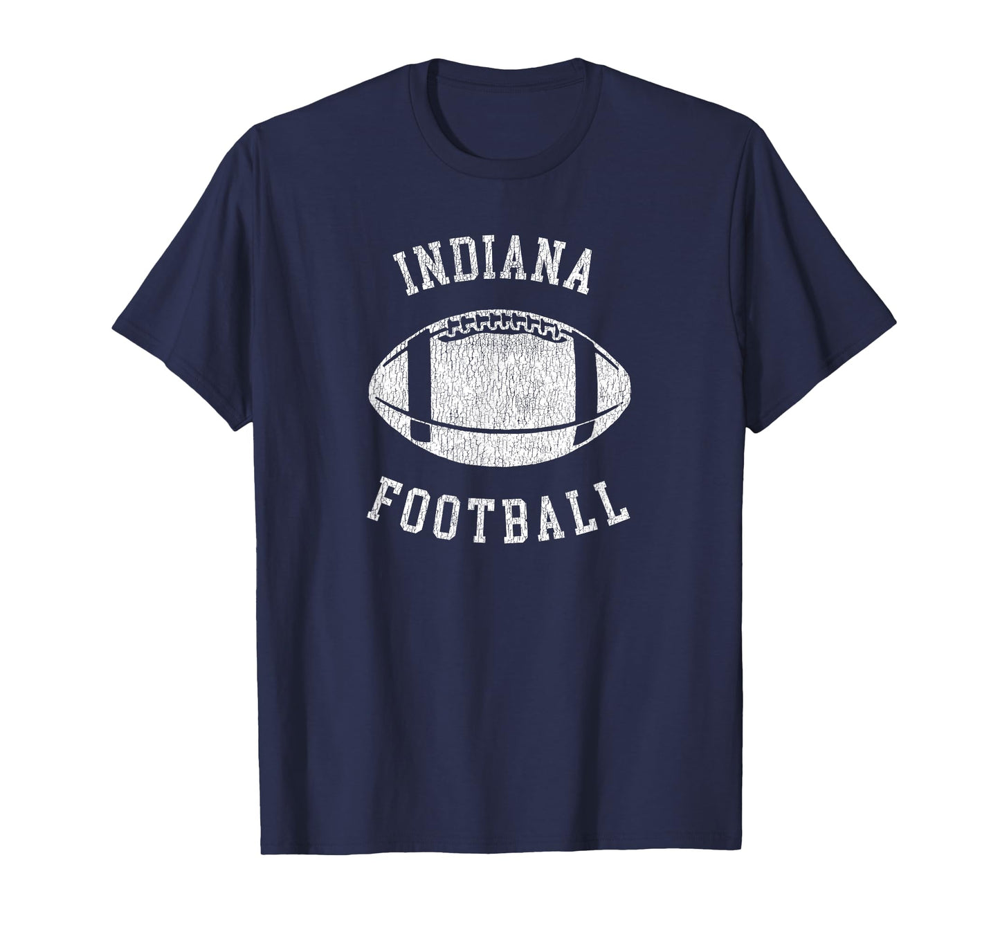 Indiana Football Distressed Vintage 80's Throwback Classic T-Shirt