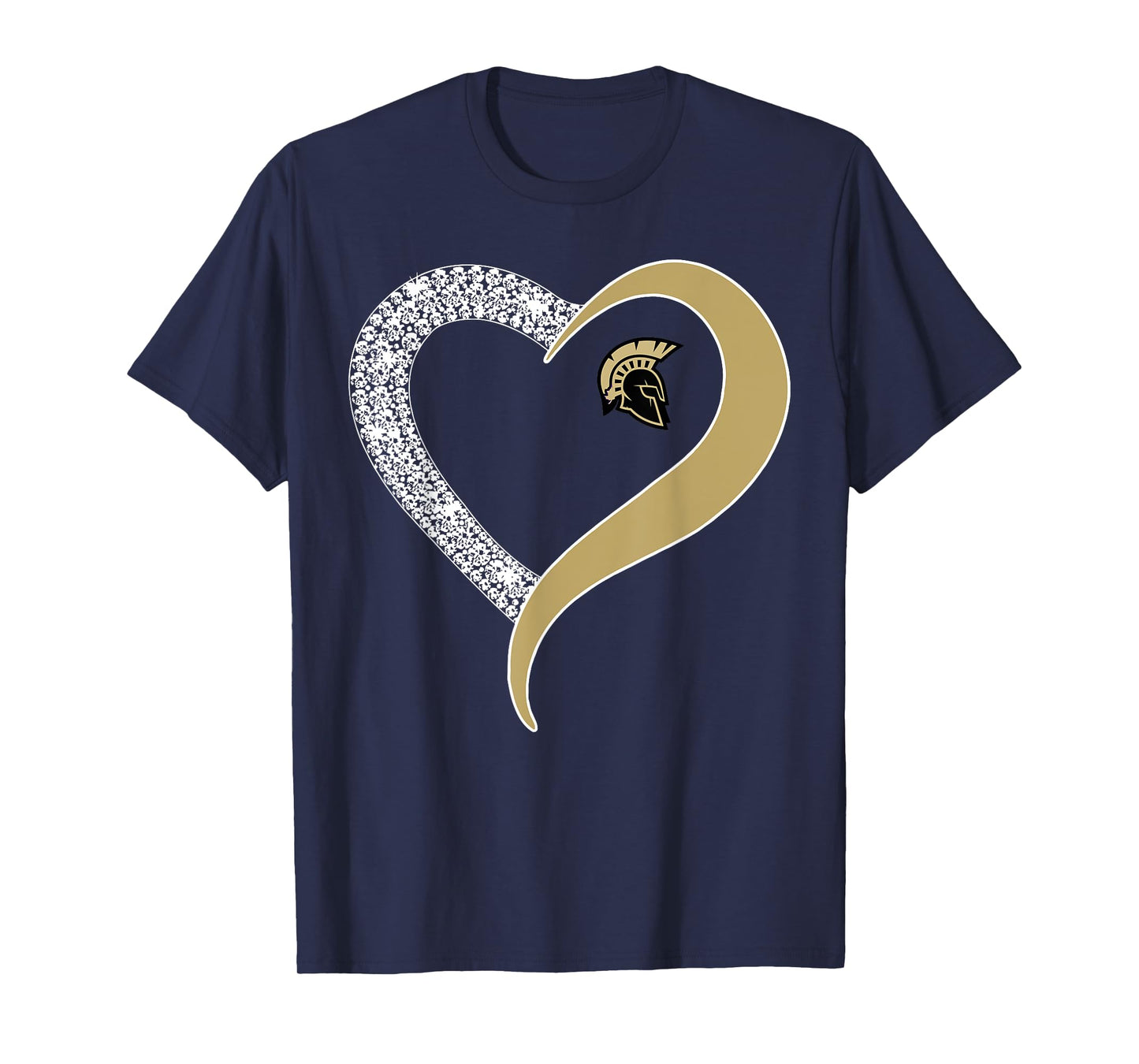 Sycamore Spartans Logo Diamond Heart HS T-Shirt