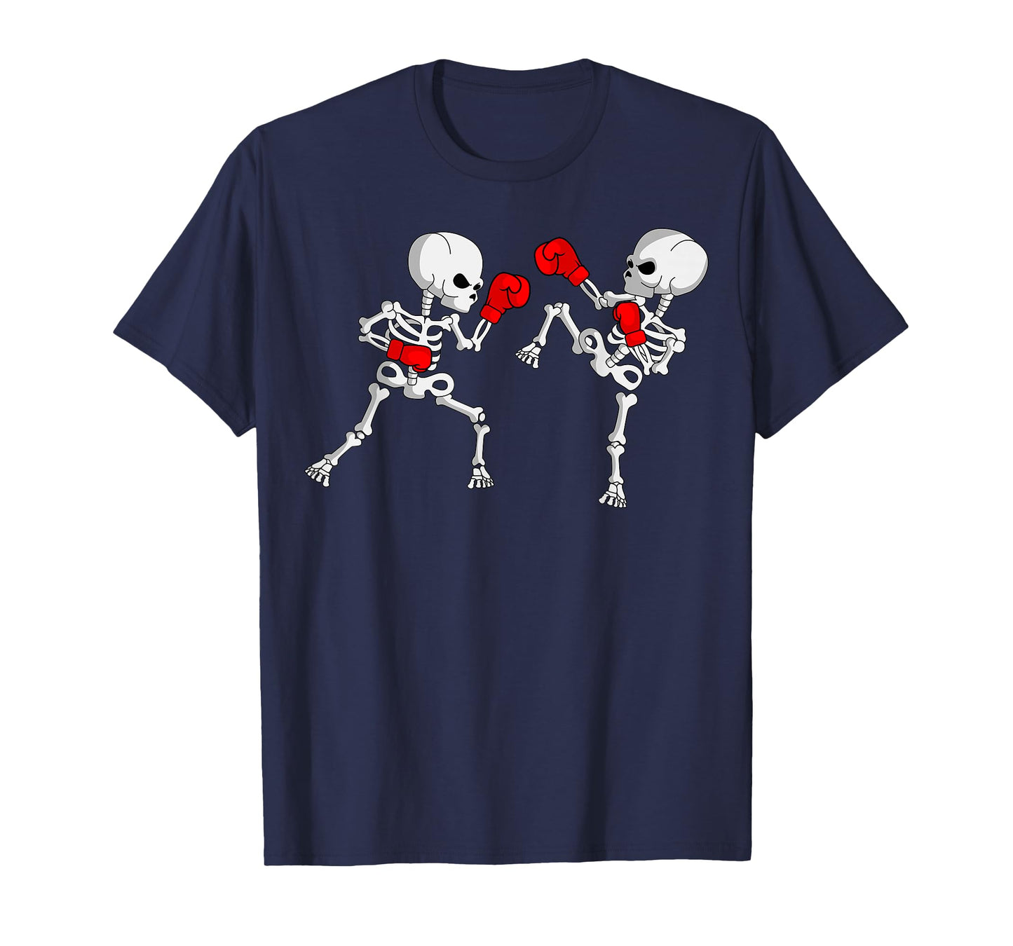 Kickboxing Skeleton Kickboxer Boxing MMA T-Shirt