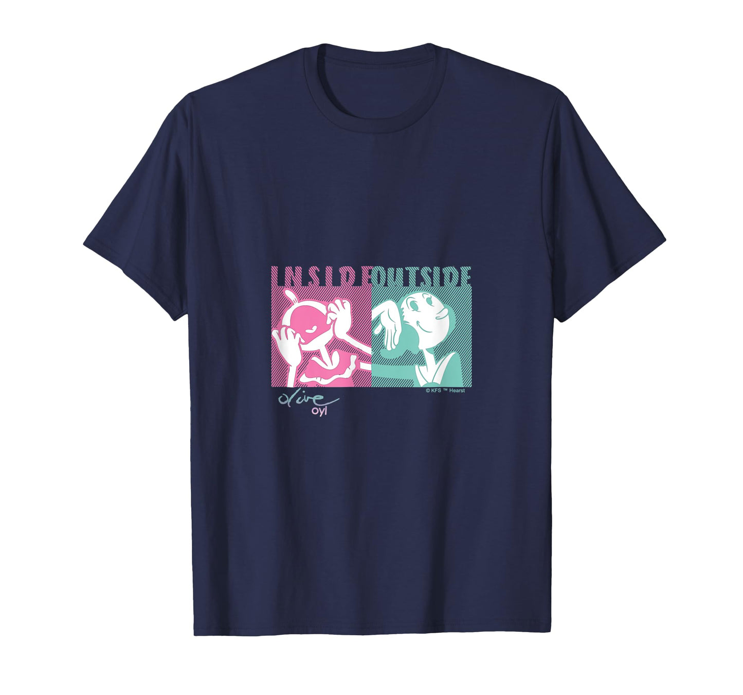 Olive Oyl's Express Yourself Collection "Outside Inside" T-Shirt