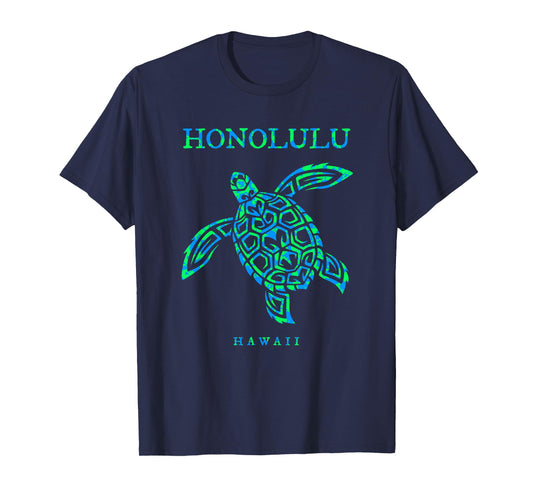 Honolulu Hawaii Sea Turtle Boys Girls Toddler T-Shirt