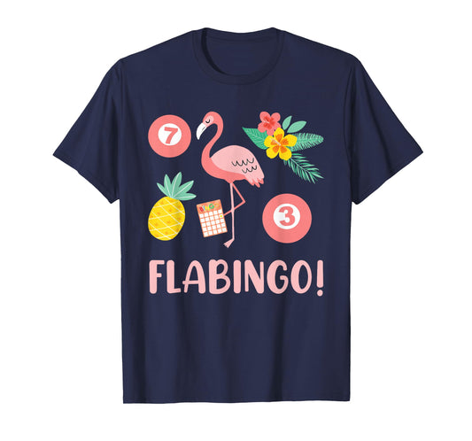 Bingo Player FLABINGO Bingo Lover Flamingo Bingo Mom T-Shirt