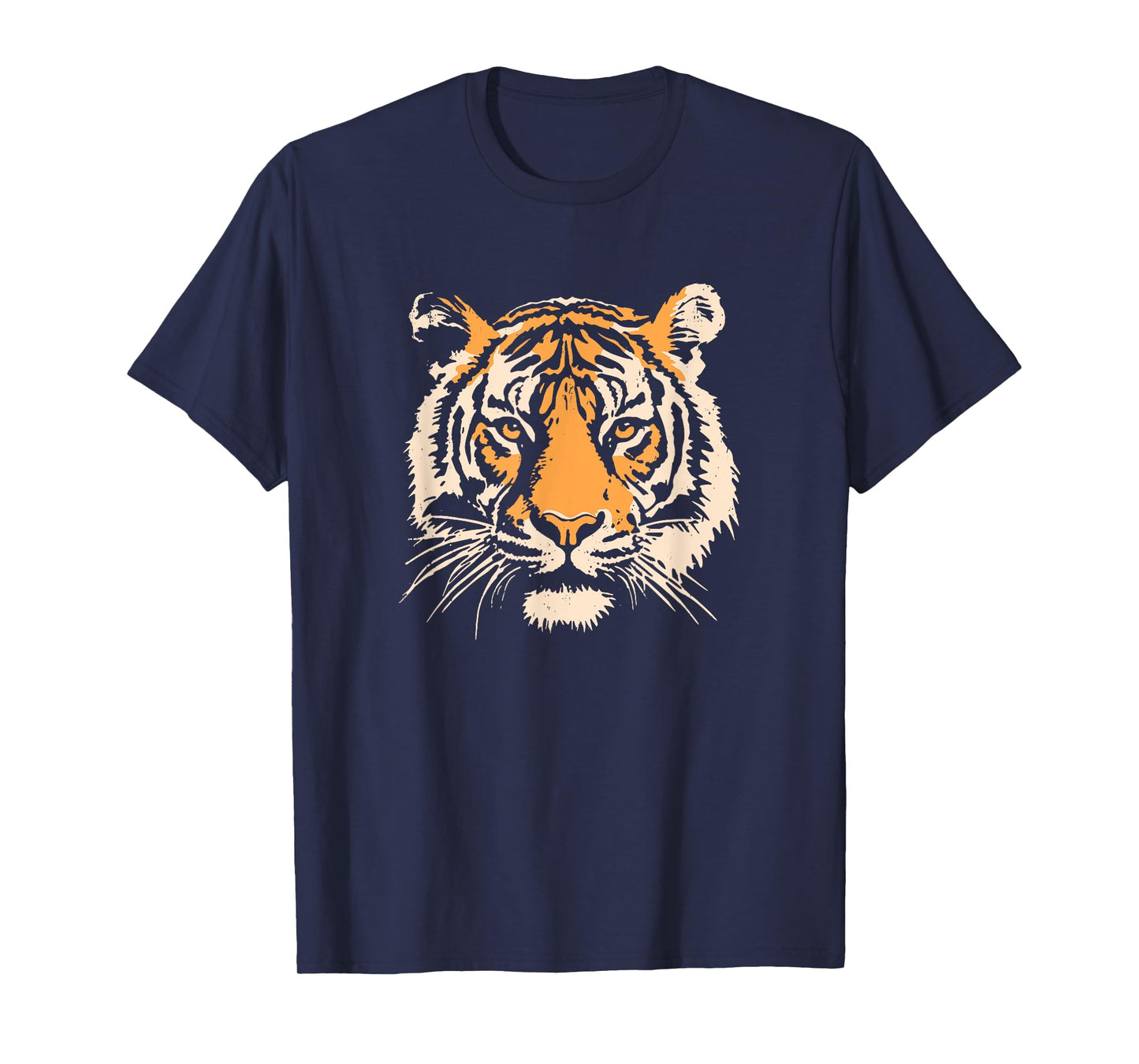 Vintage Tiger Graphic Retro 90s Wild Cat Safari Art for Men T-Shirt