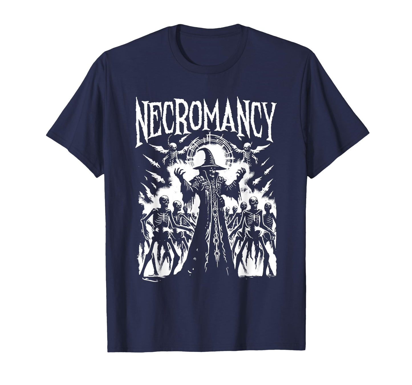 Necromancer - Vintage Creepy Monster Halloween Lover T-Shirt