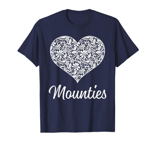 Mounties Northwest Lace Heart HS T-Shirt