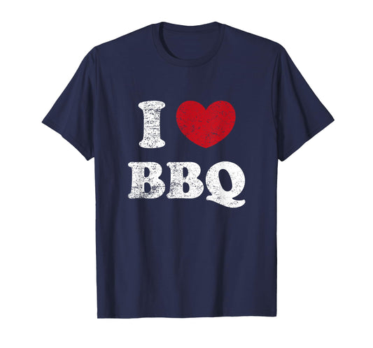 Vintage I Love BBQ T-Shirt