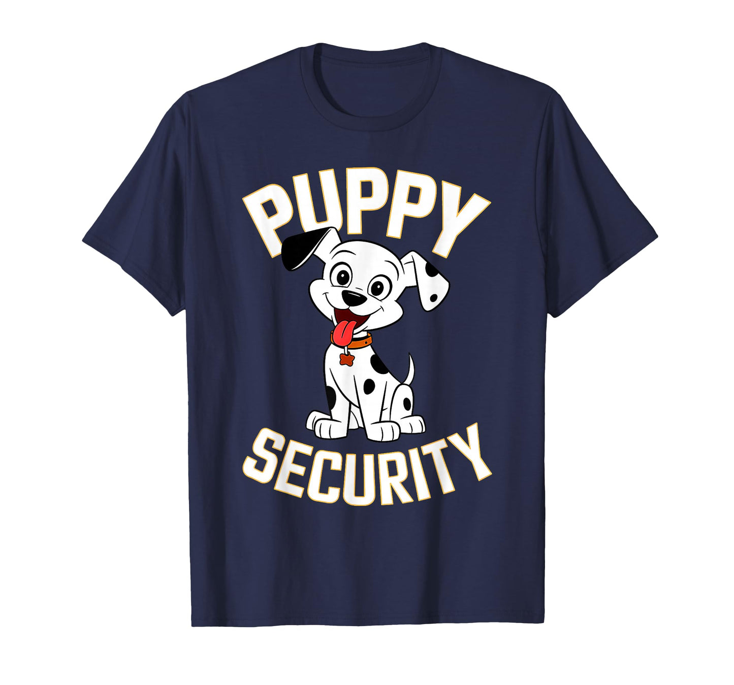 Puppy Security Dog Catcher Costume Dalmatian Halloween T-Shirt