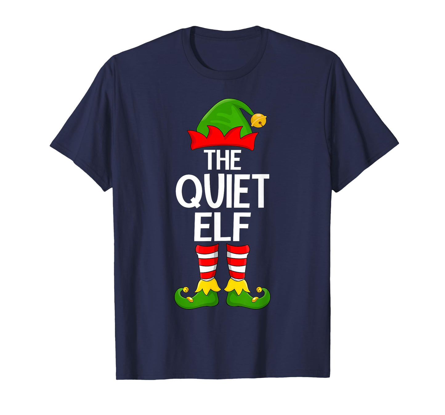 Quiet Elf Xmas Matching Family Elf Squad Christmas T-Shirt