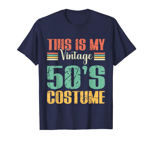 This Is My 50s Costume Retro Vintage Party T-Shirt