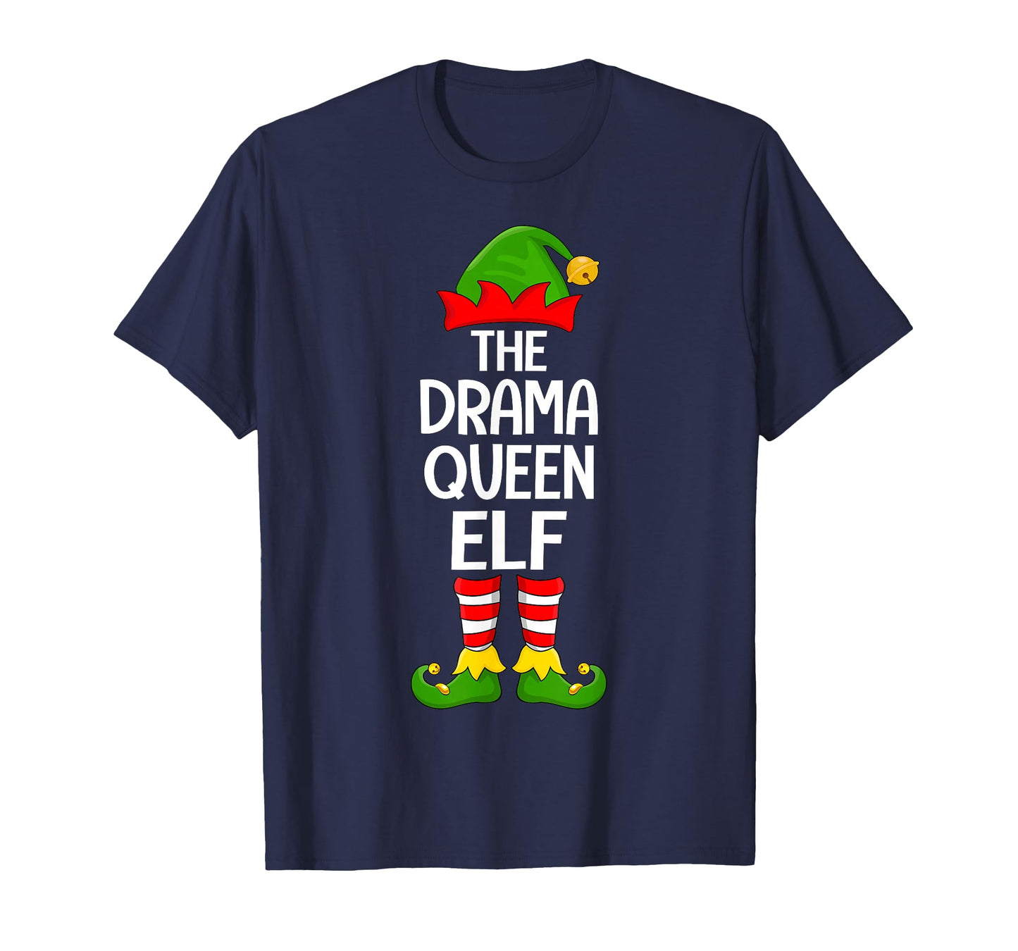 Drama Queen Elf Xmas Matching Family Elf Squad Christmas T-Shirt