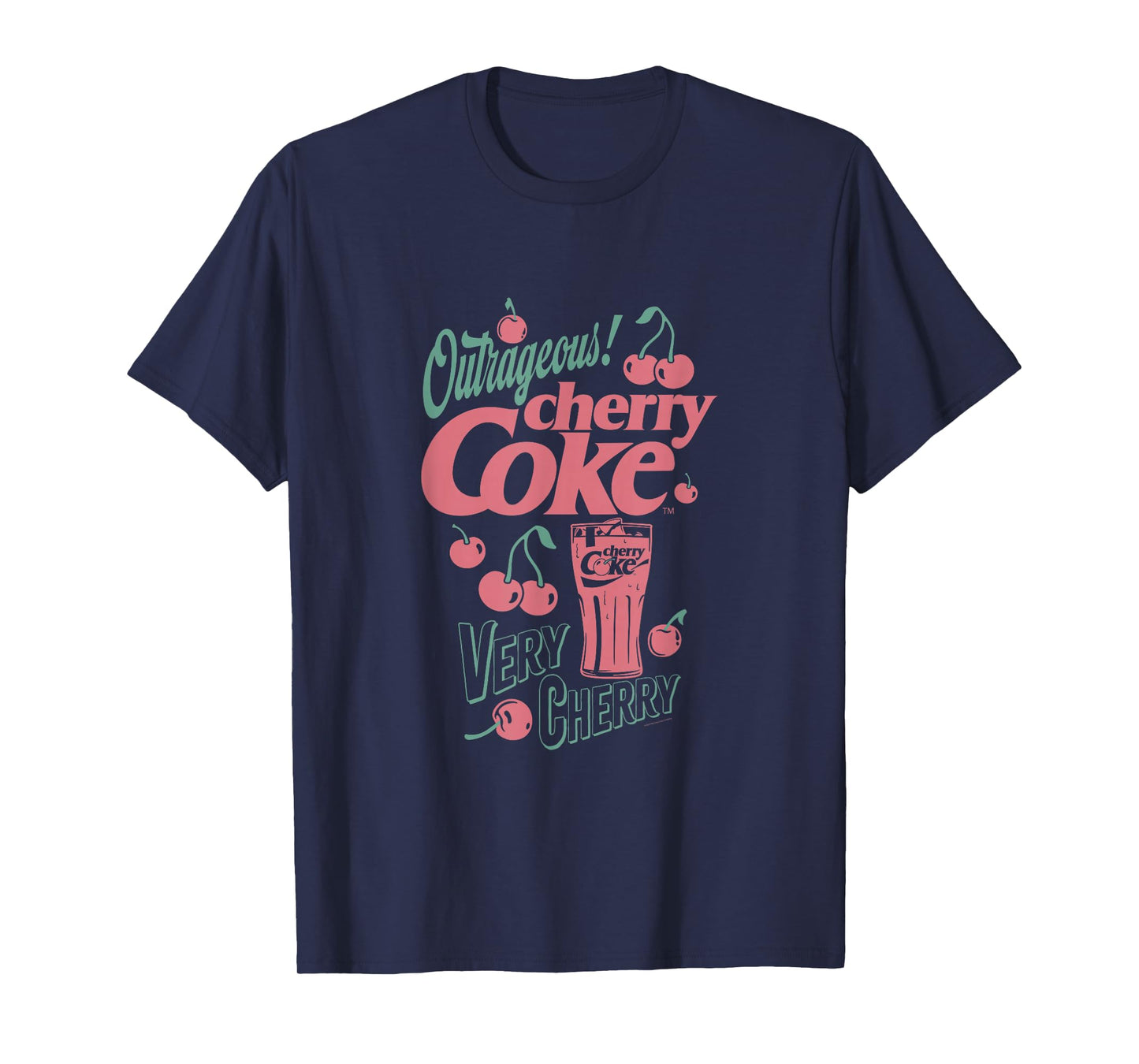 Coca-Cola Outrageous Cherry Coke Soda Pop Vintage T-Shirt