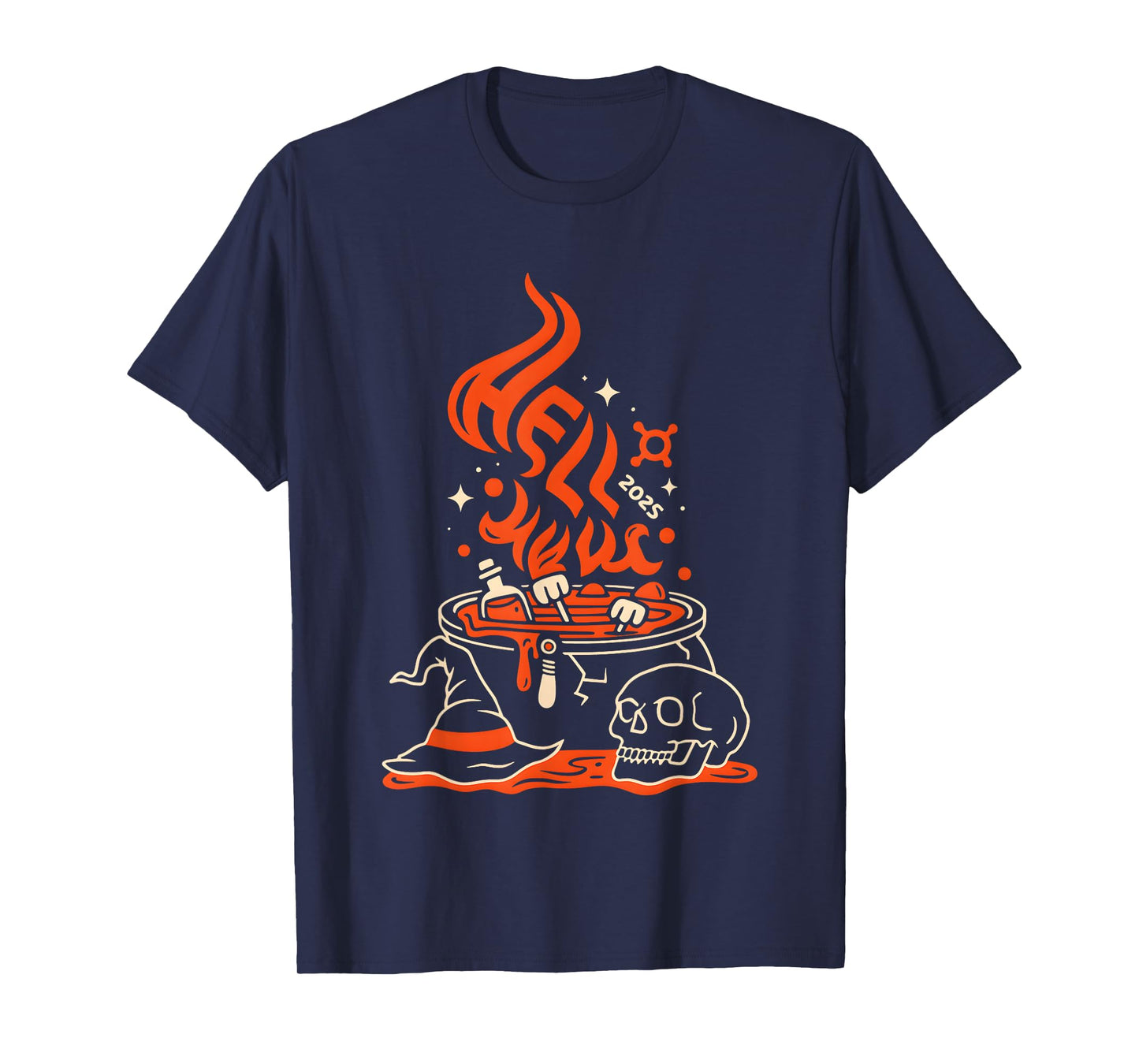Hell 2025 Week Witch Skull T-Shirt