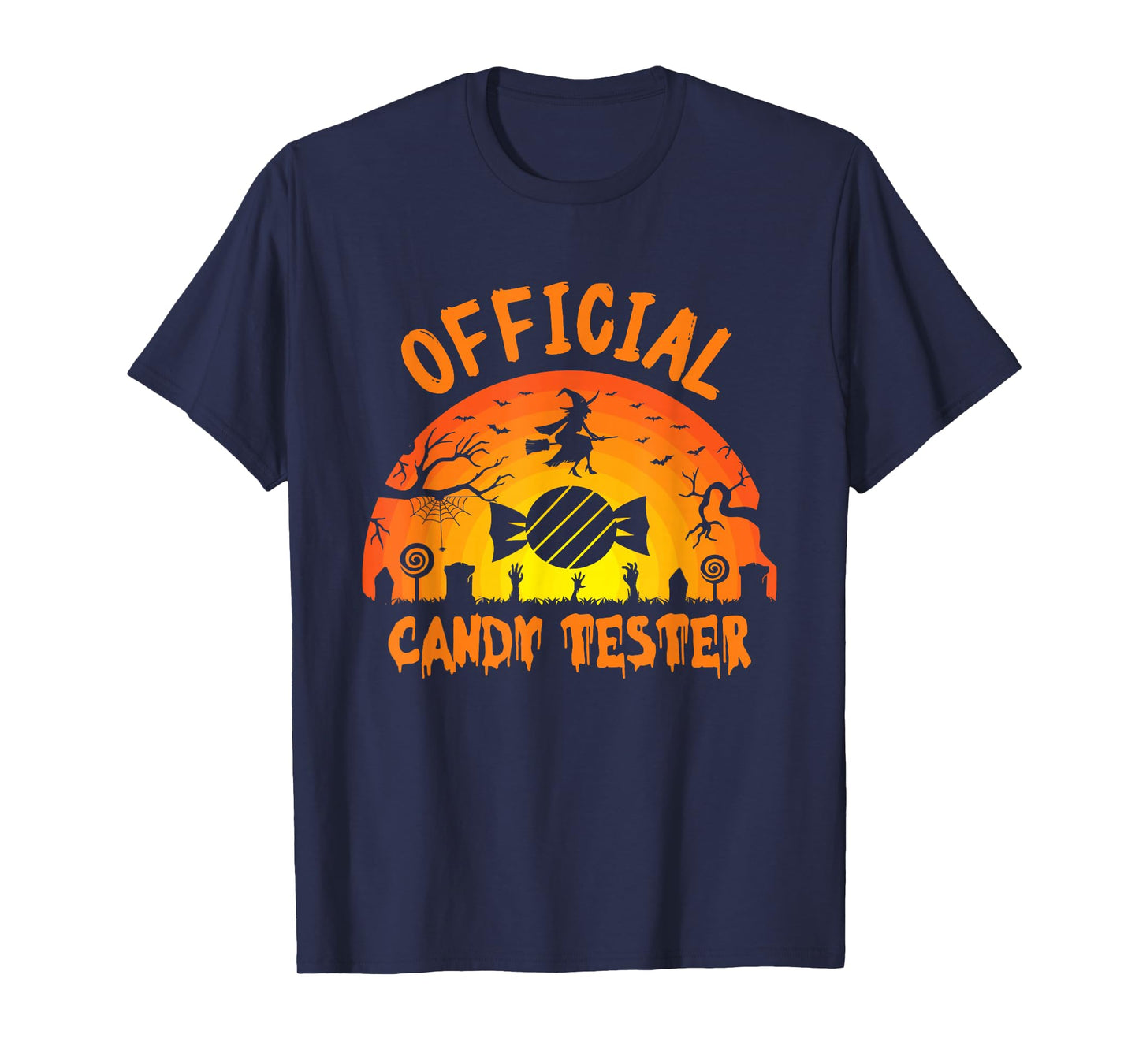 Official Candy Tester Halloween Funny Lollipop Sweets Witch T-Shirt