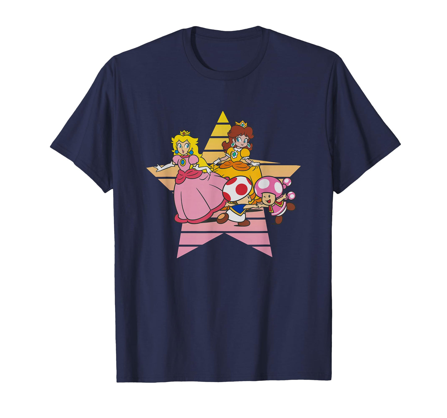 Super Mario Bros Princess Peach & Daisy Star Duo T-Shirt