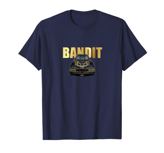 VINTAGE 1977 BANDIT TRANS AM, AMERICAN MUSCLE CARS, 1970s T-Shirt