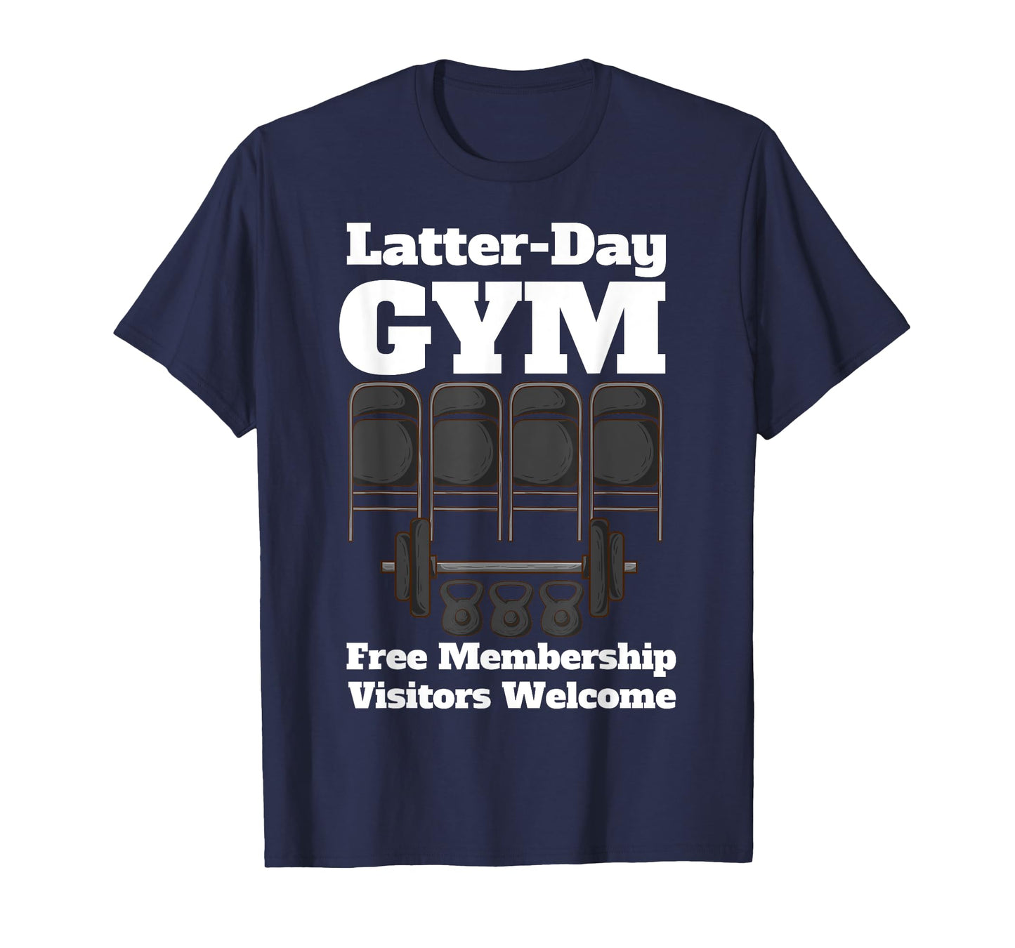 Mormons Gym Latter-Day Gym LDS Missionary T-Shirt