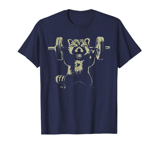 Eagerlys Vintage Weightlifting Red Panda Weight Lifting Gym T-Shirt