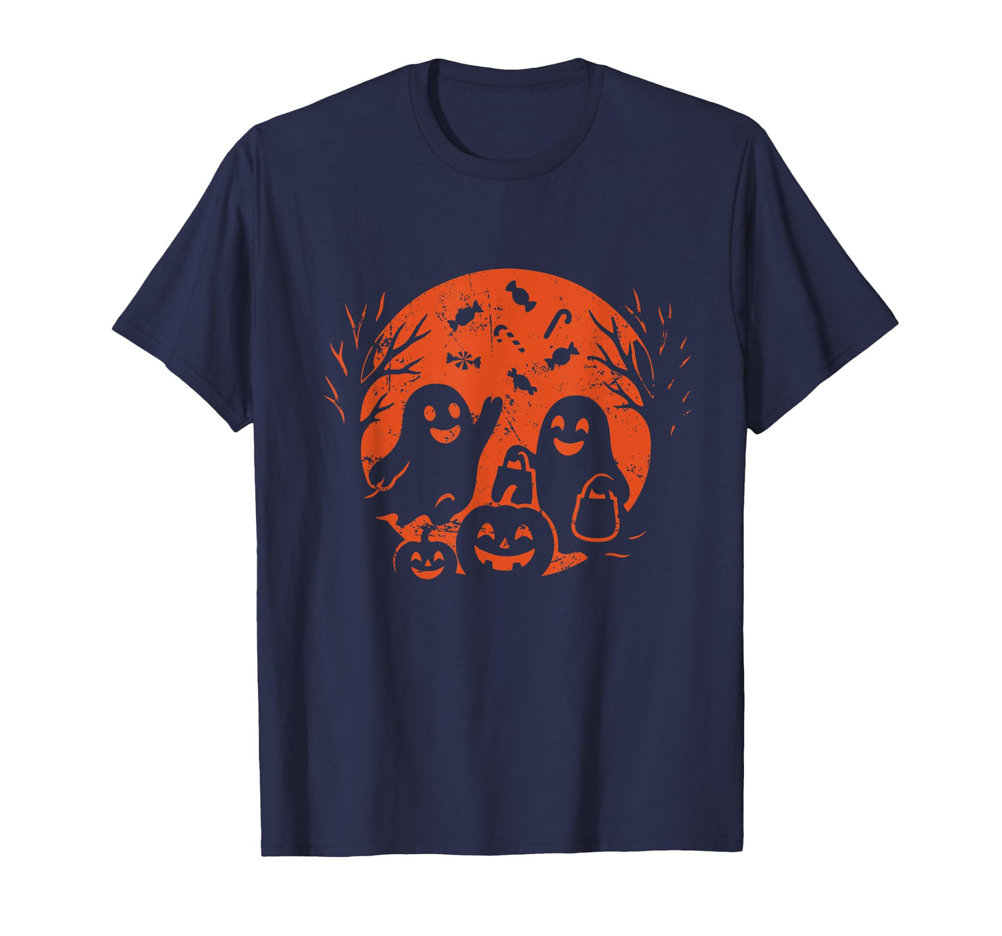 Trick or Treat Ghosts Halloween T-Shirt
