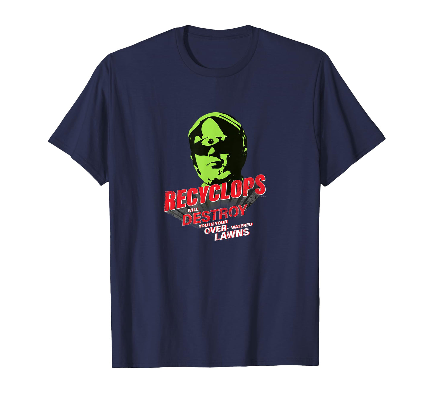 The Office Dwight Schrute Recyclops Over-Watered Lawn Tee T-Shirt
