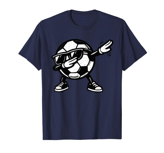Dabbing Soccer Ball Funny Sport Player Dab Dance Football T-Shirt