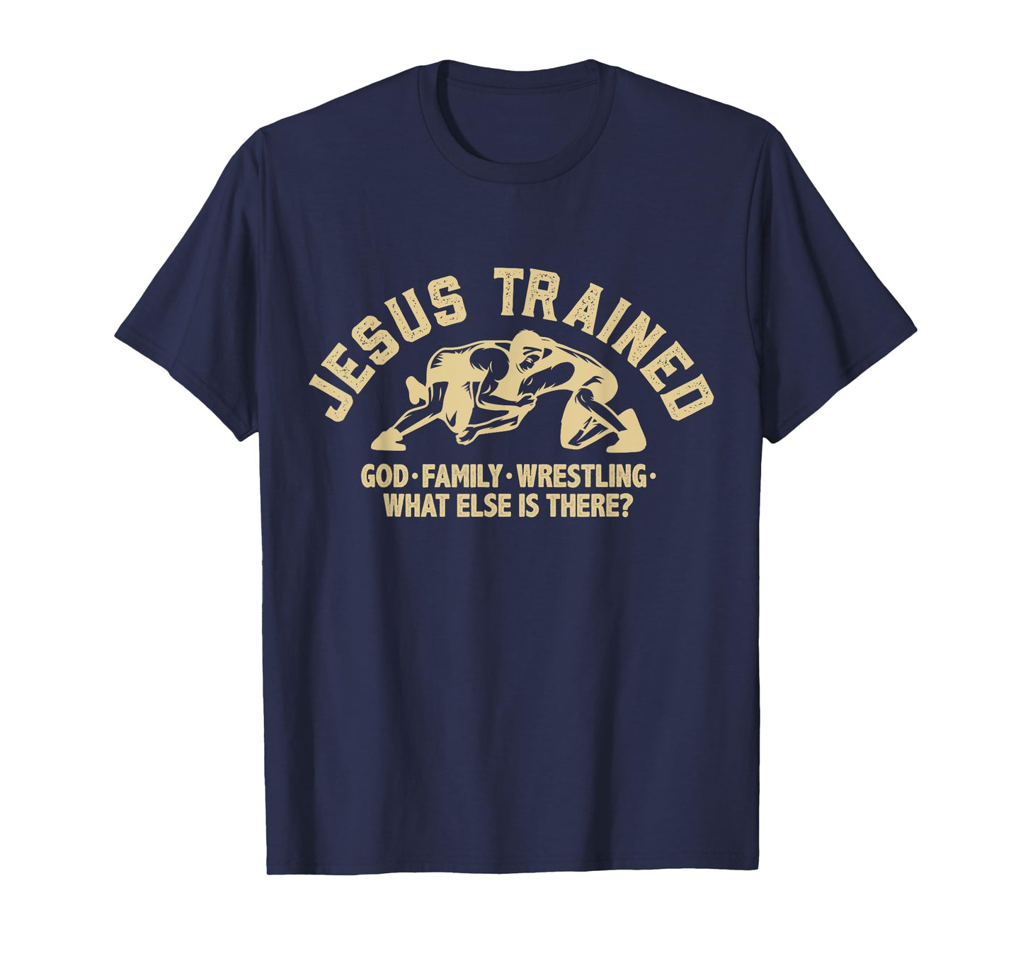 Vintage Jesus Trained Wrestling For Men Women 1 T-Shirt