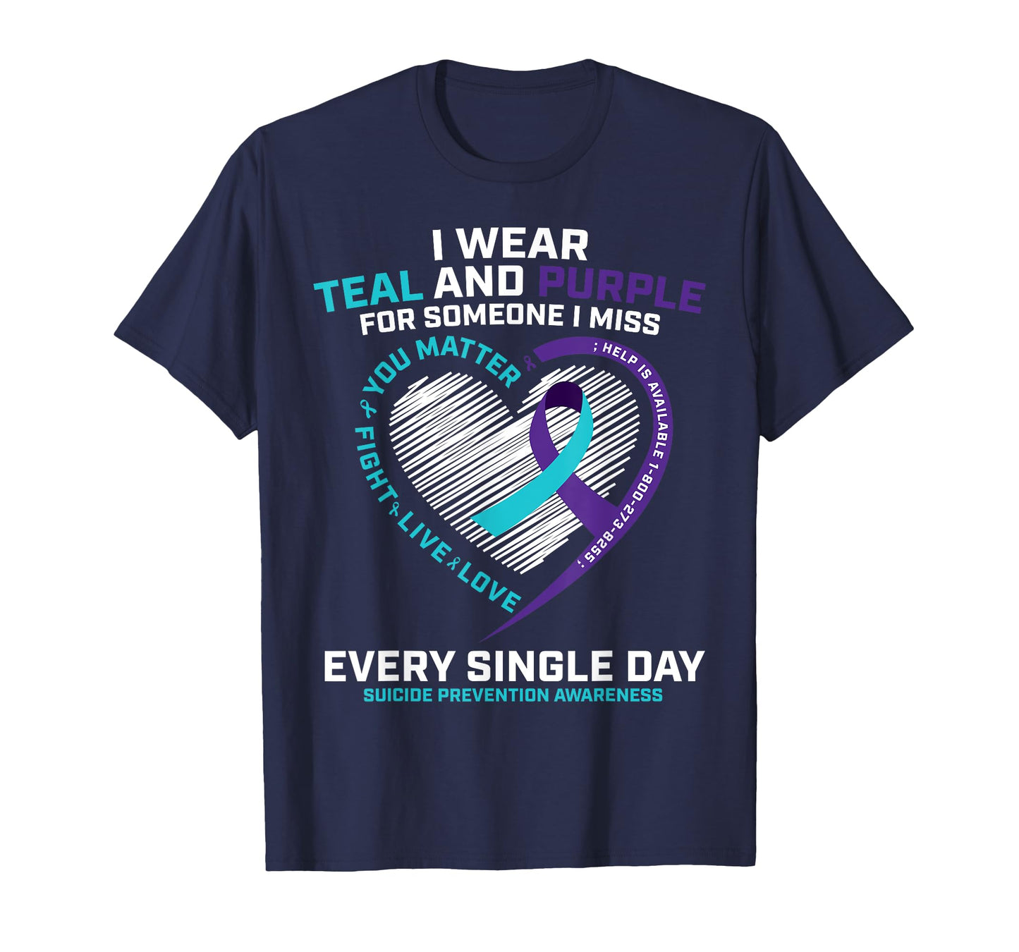 In Loving Memory Shirts Tshirt Suicide Prevention Awareness T-Shirt