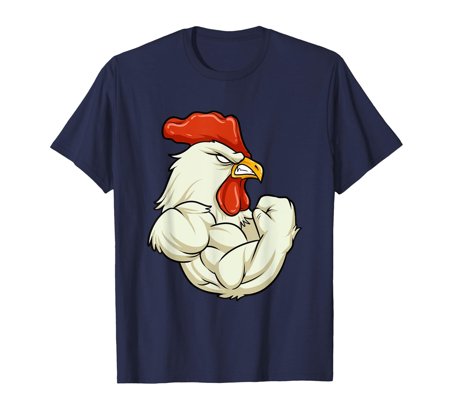 Rooster At The Gym - Muscle Fitness Training Bodybuilder T-Shirt