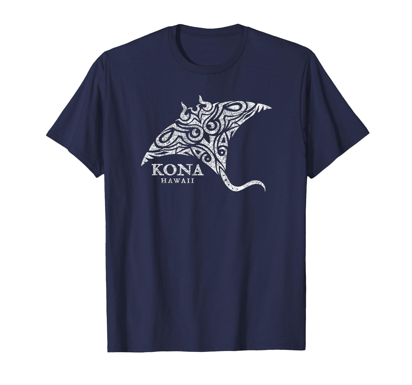 Vintage Kona Hawaii Manta Ray Boys Girls Souvenir Mens Women T-Shirt