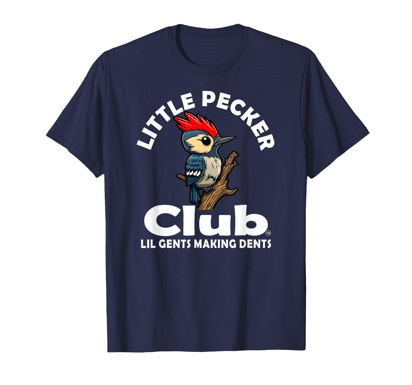 LITTLE PECKER CLUB T-Shirt, Unisex-Adults, Club, Black, Small, Short Sleeve