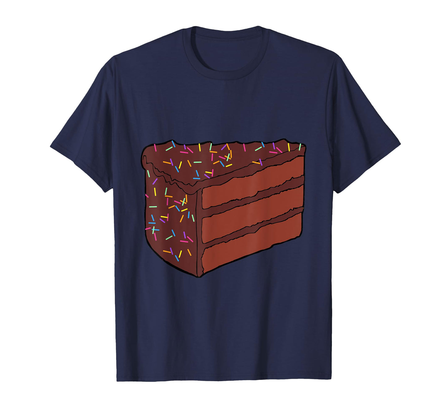 Chocolate Piece of Cake Halloween Costume Food Cosplay Party T-Shirt