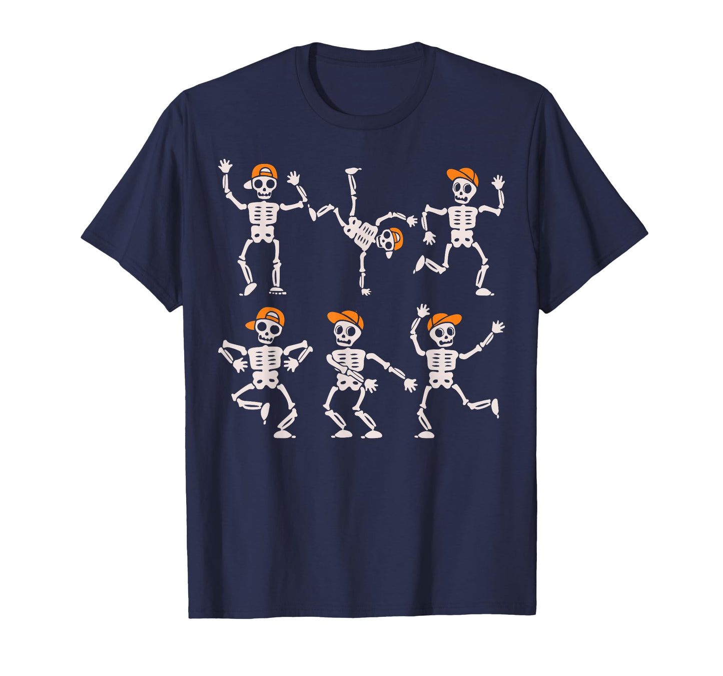 Funny Cute Dancing Skeleton Halloween Boys Kids Toddlers T-Shirt