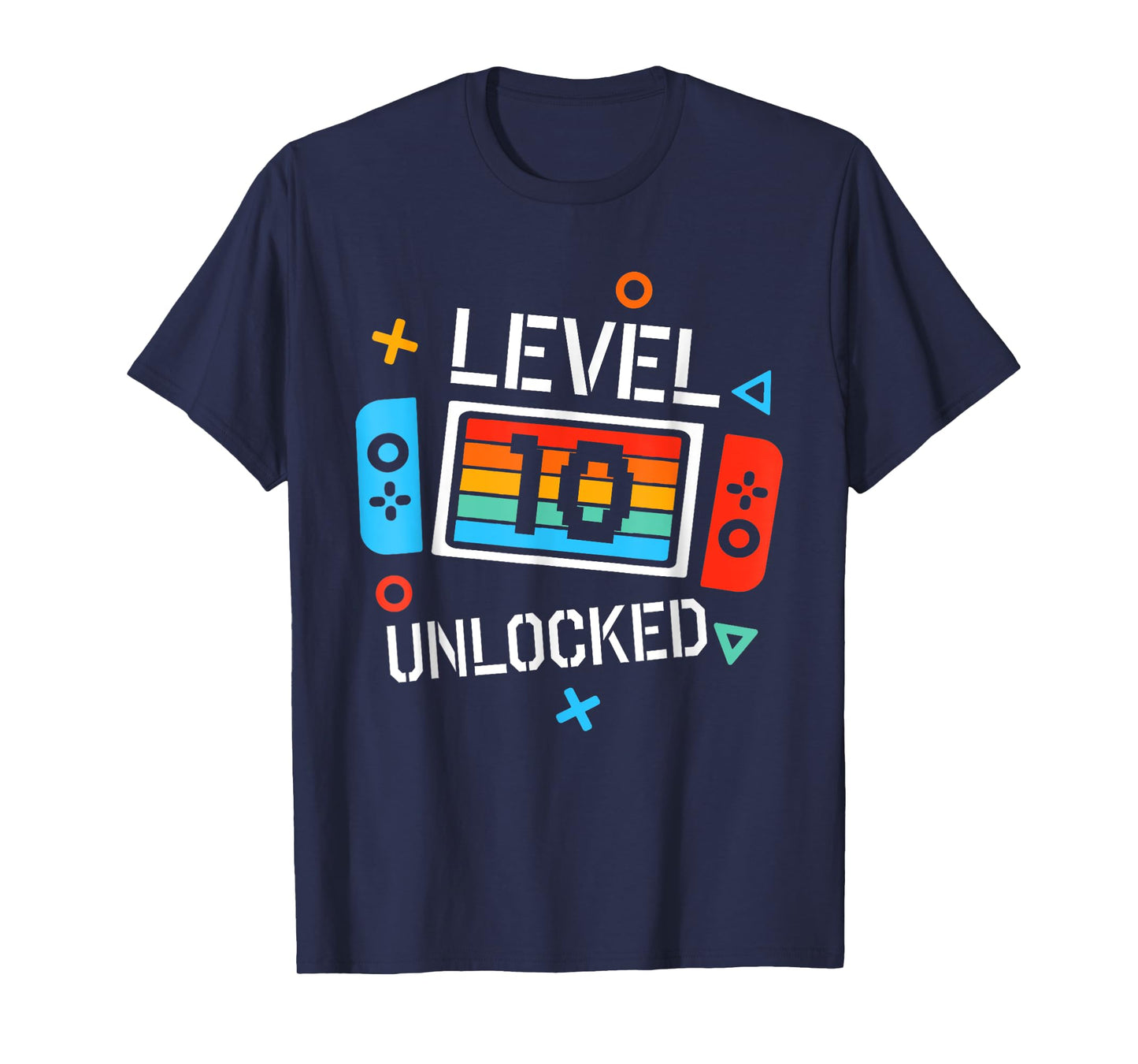 10 Year Old Level Unlocked Shirt 10th Birthday B-day T-Shirt