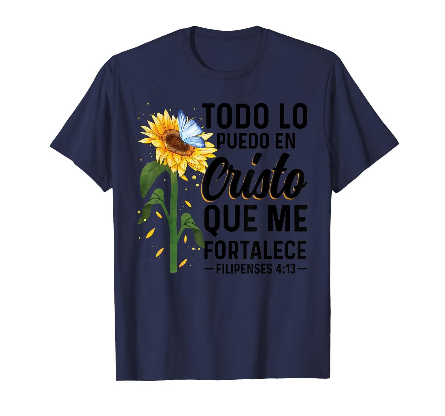 Camisetas Cristianas En Espanol Frase Biblia Filipenses 14 3 T-Shirt