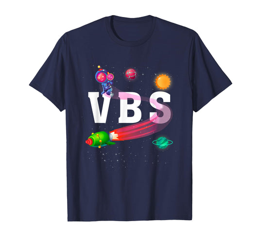 Kids VBS Crew Vacation Bible School Space Astronaut T-Shirt