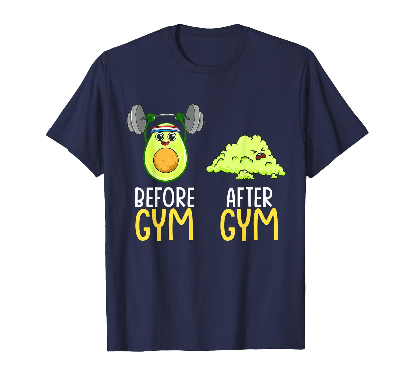 Weightlifting Avocado Guacamole Funny Gym Workout Routine T-Shirt
